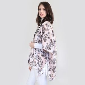 Do Everything in Love Soft Velvet Floral Kimono